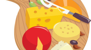 Cartoon Round Cheese Board 24970657 Vector Art at Vecteezy – Vecteezy