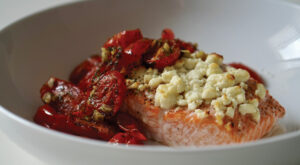 Feta Roasted Salmon and Tomatoes – Foothills Sun Gazette