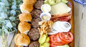 Summer Hamburger Charcuterie Board Story – A Blissful Nest
