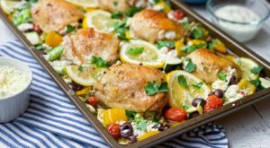 Mediterranean Sheet Pan Greek Chicken – 31 Daily