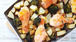 Peach Chicken Sheet Pan Dinner Recipe – Food Talk Daily