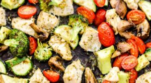 Sheet Pan Pesto Chicken and Vegetables – Easy Chicken Recipes