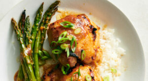 Miso-Honey Chicken and Asparagus Recipe – NYT Cooking – The New York Times