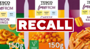 PRODUCT RECALL: Tesco Recall Three Free From Products