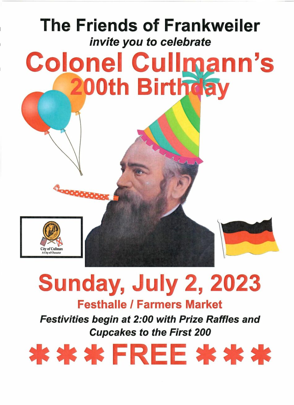 COLUMN: Celebrating in the Wundergarten – Col. Cullmann’s 200th birthday party – The Cullman Tribune