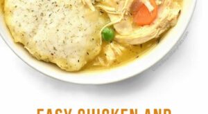 Easy Chicken and Dumplings Recipe in 2023 | Savory dinner, Chicken and dumplings, Homemade chicken and dumplings