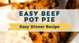 This easy Beef Pot Pie recipe serve up tender, cubed beef and veggies in a flavor packed red wine sauce, topped with… in 2023 | Beef pot pies, Pot pies recipes, Beef dishes