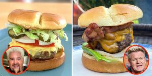 I tried Guy Fieri and Gordon Ramsay’s quick burger recipes, and the best one was easier to make