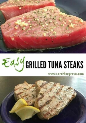 Easy Grilled Tuna Steak Recipe – Sarah Forgrave | Recipe | Grilled tuna steaks recipes, Grilled tuna, Tuna steak recipes