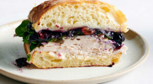 Turkey Sandwich With Savory Blueberry Jam Recipe