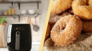 3 ingredients and 8 minutes to make cinnamon doughnuts in your air fryer – and they cost less than £2!
