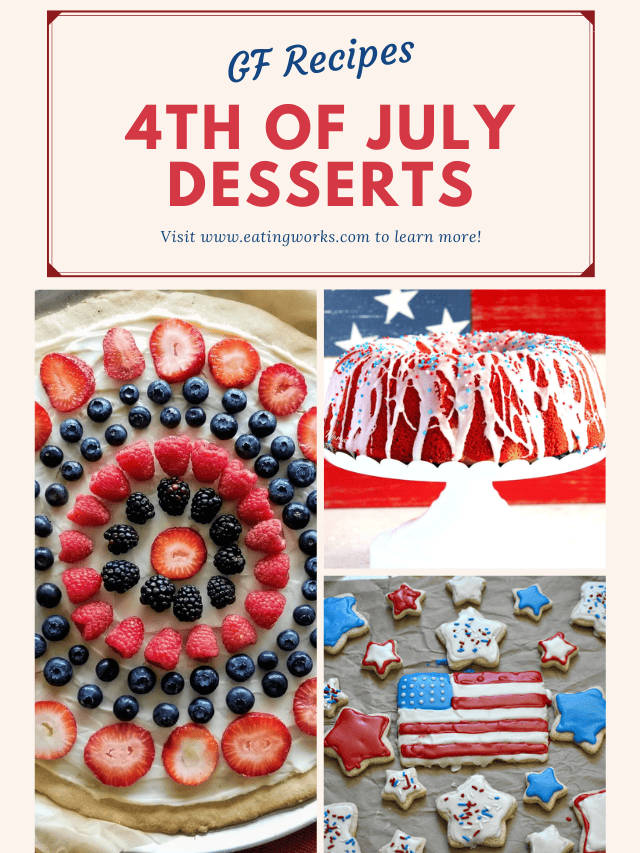 Patriotic gluten free desserts for 4th of July!