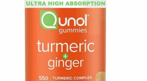 Qunol Turmeric and Ginger Gummies, Gummy with 500mg Turmeric + 50mg Ginger, Joint Support Supplement, Ultra High Absorption, Vegan, Gluten Free, 1 Month Supply 60ct – Dealmoon