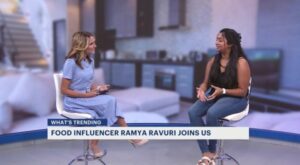 Food influencer Ramya Ravuri teaches young adults to cook quick and easy recipes