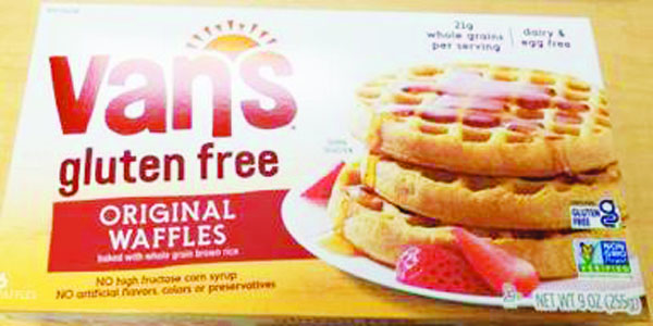 Van’s gluten-free waffles recalled over undeclared wheat