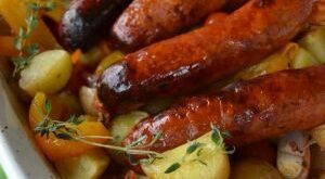 Italian Sausage Bake | Katie’s Cucina in 2023 | Recipes, Sausage dishes, Pork dishes