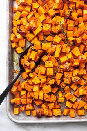 Roasted Butternut Squash Recipe (Oven Baked)