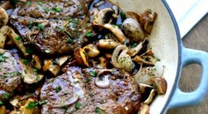 Sirloin Steak with Mushrooms and Shallots | Recipe | Easy steak recipes, Sirloin steak recipes, Sirloin