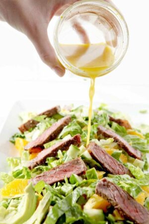 Steak Salad with an Orange Vinaigrette