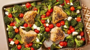 Sheet-Pan Lemon-Pepper Chicken with Broccoli & Tomatoes
