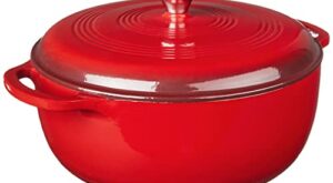 Lodge 7.5 Quart Enameled Cast Iron Dutch Oven With Lid For .99 From Amazon After Prime Day Savings – DansDeals.com