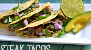 Easy Authentic Steak Tacos – Mrs Happy Homemaker