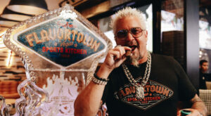 Bring drums! And nachos! And unlit cigars! Guy Fieri is throwing a party
