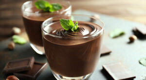 One-ingredient chocolate mousse is an easy dessert with intense flavor