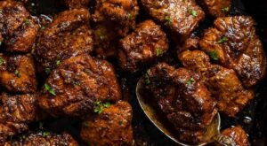 Cajun Garlic Butter Steak Bites – The Chunky Chef | Steak bites recipe, Steak bites, Steak butter
