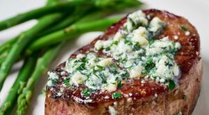 Steak with Blue Cheese Butter