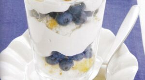 CC Blueberry parfait dessert