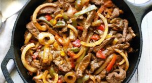 Easy Steak Fajitas – Healthy Recipes Blog | Healthy steak recipes, Chicken and steak fajitas recipe, Easy steak fajitas