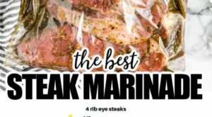 Steak Marinade | Steak marinade, Easy steak marinade recipes, Steak marinade best