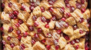 Best Cranberry Bread Pudding Recipe
