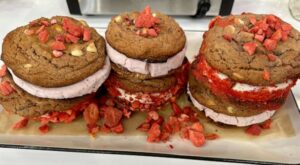 How to make chef Danielle Sepsy’s strawberries and cream cookie sandwich and sundae board
