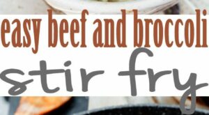Easy Beef and Broccoli Stir Fry – forget take-out! In 15 minutes you can have this insanely delicious beef and b… | Easy beef and broccoli, Recipes, Cooking recipes