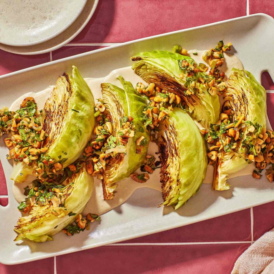 Charred Cabbage with Cashew Cream Showcases a Staple of the African Diaspora