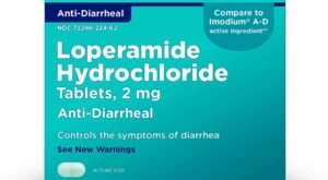 “Amazon Basic Care Loperamide Hydrochloride Tablets, 2 mg: Compare to Imodium A-D for Diarrhea Control, Gluten-Free Option”