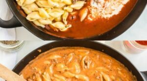 This creamy beef and shells recipe combines tender shell pasta with ground beef, tomato, spices and ple… | Beef recipes for dinner, Beef pasta recipes, Beef recipes