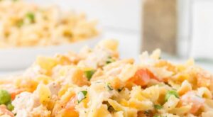 BEST Chicken Noodle Casserole Recipe (Without Canned Soup)
