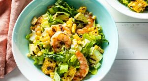 Sunday supper: Grilled Shrimp, Corn and Avocado Salad