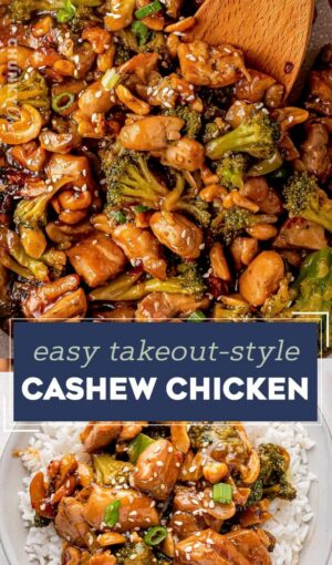 Cashew Chicken (Takeout-Style) 30 minute meal – The Chunky Chef | Easy chicken recipes, Recipes, Chicken dishes recipes