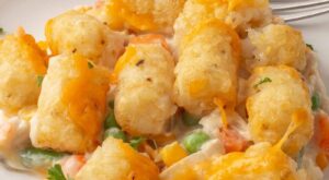 The BEST Chicken Tater Tot Casserole (Easy to Make!)