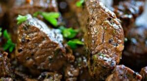 Marinated Steak Bites | Recipe | Steak bites, Steak bites recipe, Marinated steak