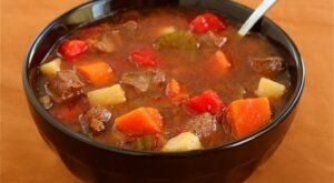 Steak Soup (Vegetable Beef Soup) Recipe | Gimme Some Oven