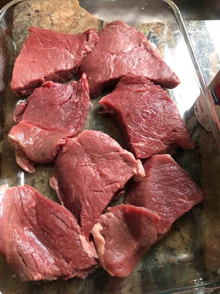 Perfect Amish Oven-Baked Top Round Steak | Recipe | Round steak recipes, Round steak recipe oven, Tenderized round steak recipes