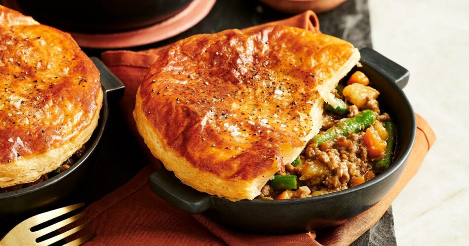 Make these easy Beef Massaman pot pies for dinner