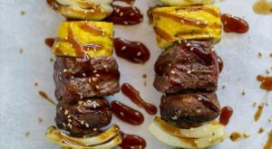 Traeger Grilled Steak Kabobs – Easy Steak Kabob Recipe with vegetables | Recipe | Steak kabobs, Pellet grill recipes, Kabob recipes