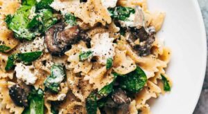 Date Night Mushroom Pasta with Goat Cheese | Recipe | Goat cheese pasta, Pasta dishes, Recipes