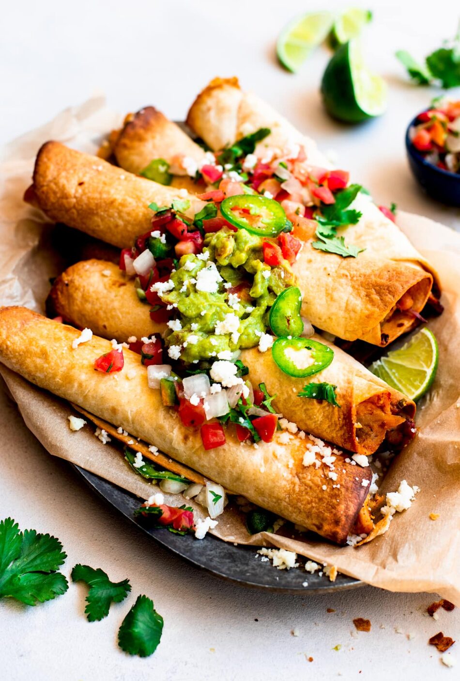 Easy Chicken Flautas {Rolled Tacos} – Two Peas & Their Pod